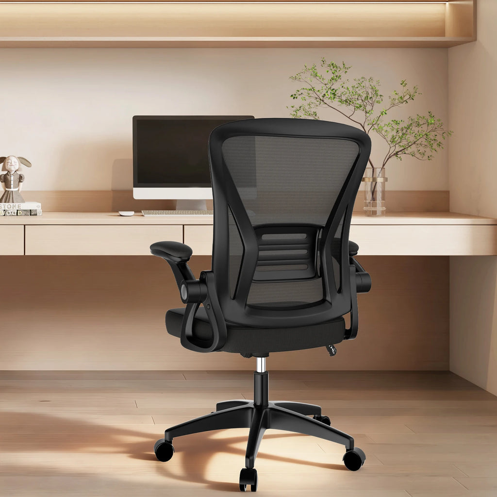 Chaise de bureau ergonomique réglable – maille respirante & soutien lombaire
