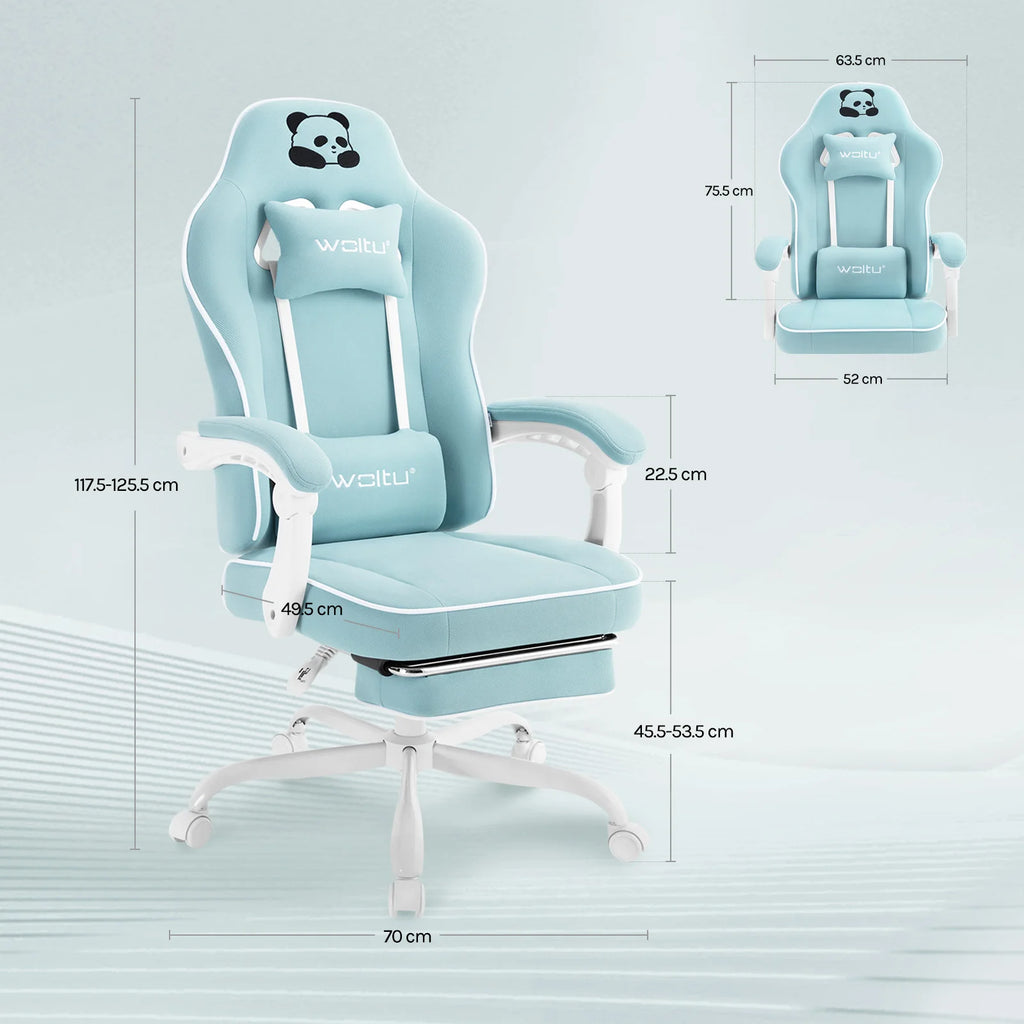 Chaise de Bureau Ergonomique WOLTU — Accoudoirs 3D, Dossier Réglable, Pivotante
